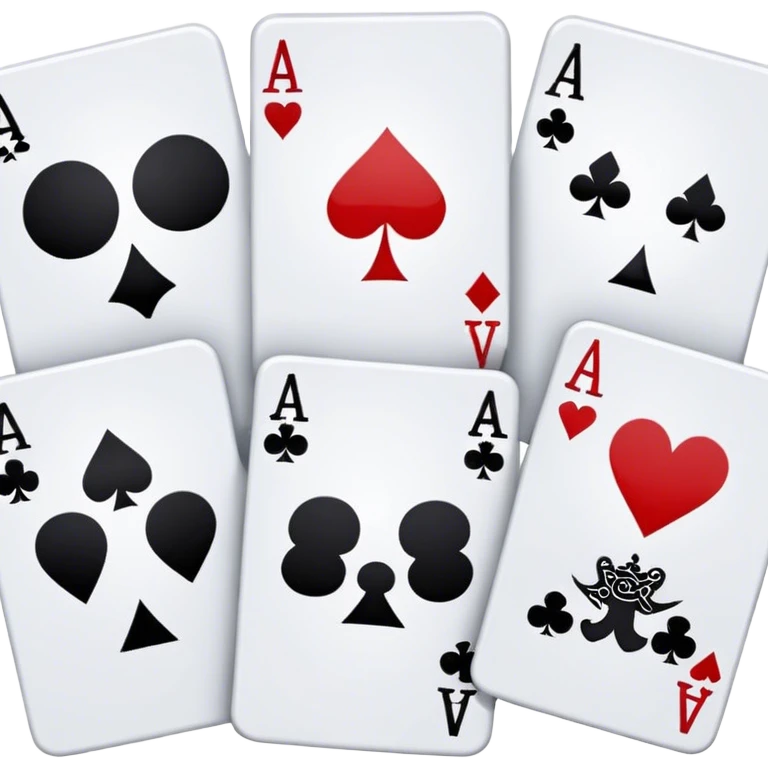 Poker game cards emoji