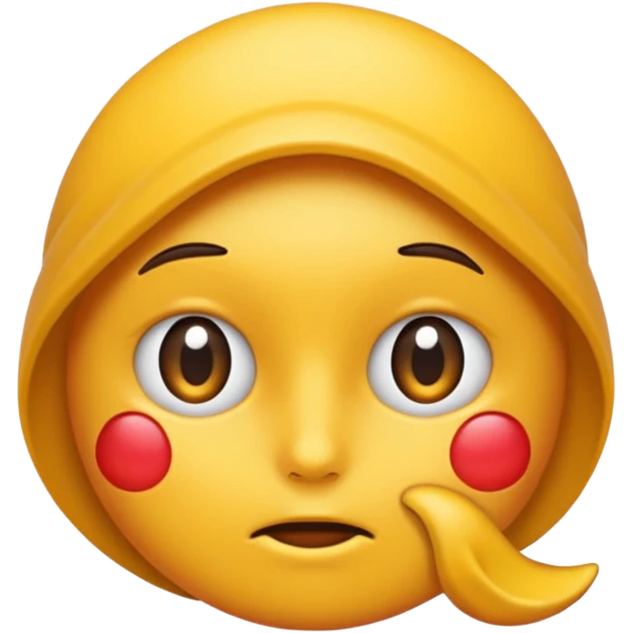 Naked girl playing with semen emoji