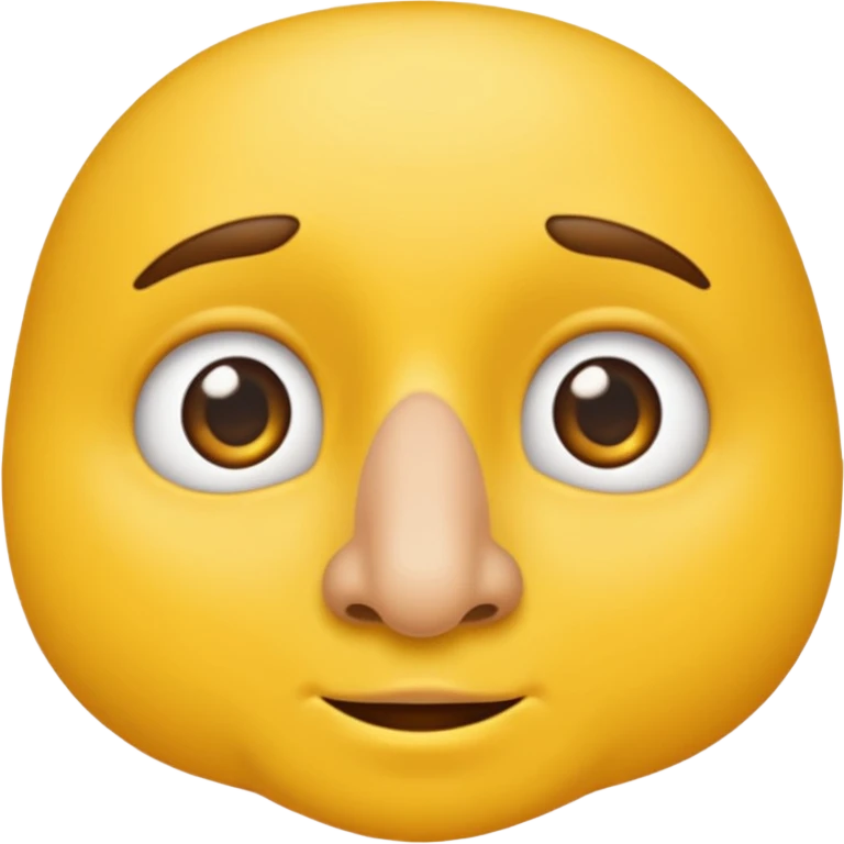 Nose emoji with a thumb in it emoji