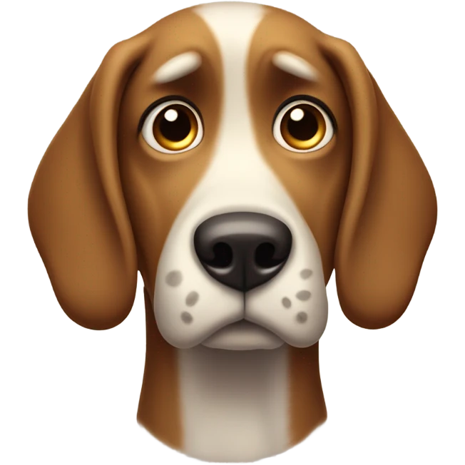 Sad dog saying I’m sorry  emoji