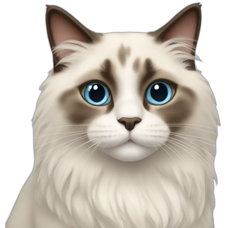 Ragdoll cat emoji