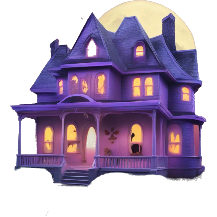 barbie’s run-down frightening dangerous ghost-ridden haunted dream house nightmare scenario moon emoji