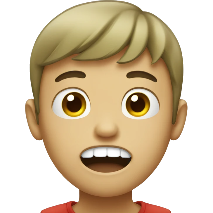 Boy with bad breath emoji