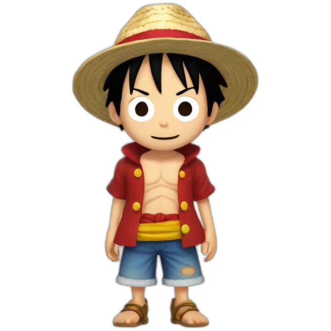 Luffy à paris emoji