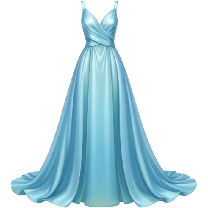 Iridescent  gown emoji