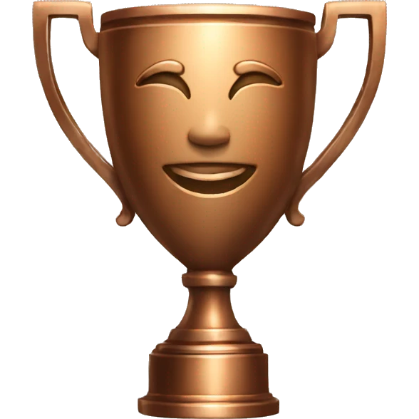 bronze trophy emoji