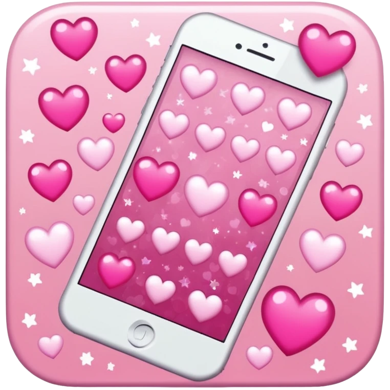 mix light pink dark pink and white girly gamer app emoji