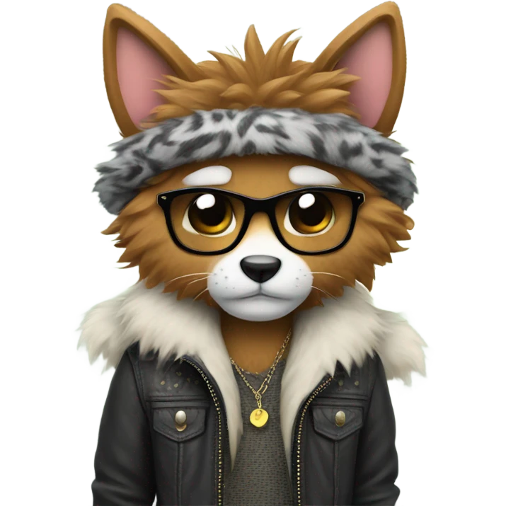 Anthro Animal Fursona Furry Edgy Cool Cute emoji