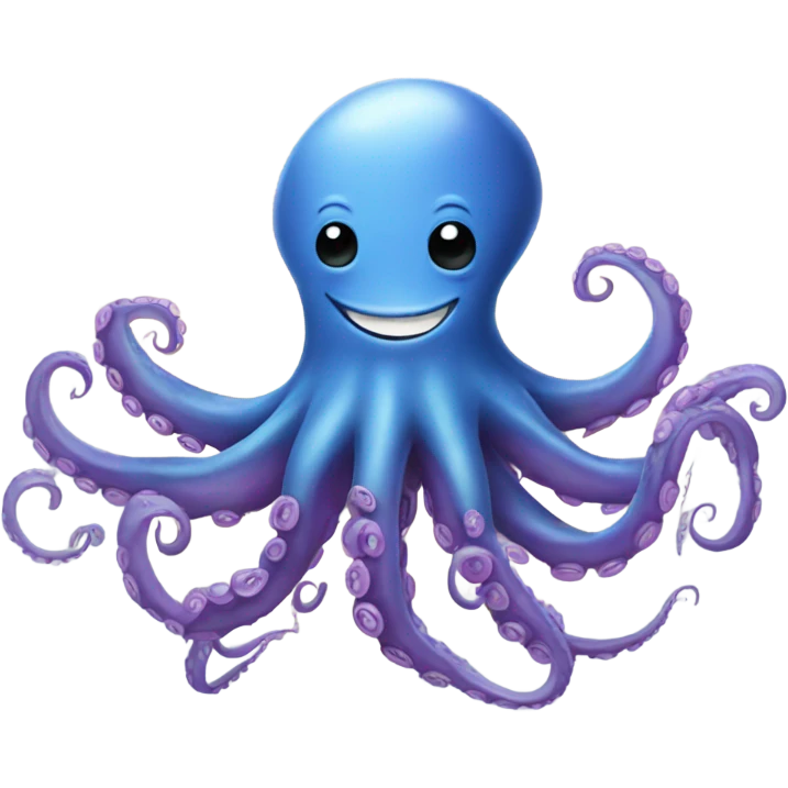 Happy octopus painting  emoji