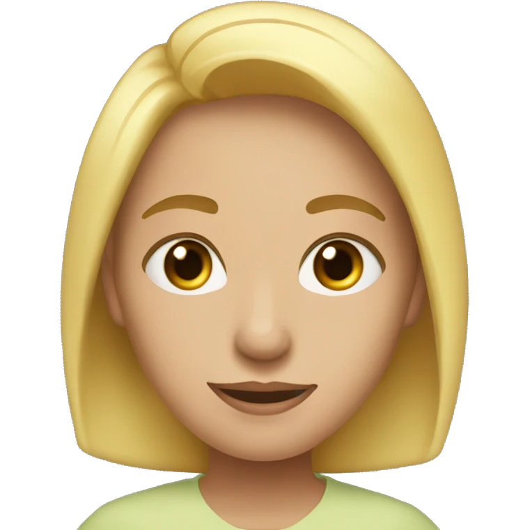 девушка закатывает гдаза emoji