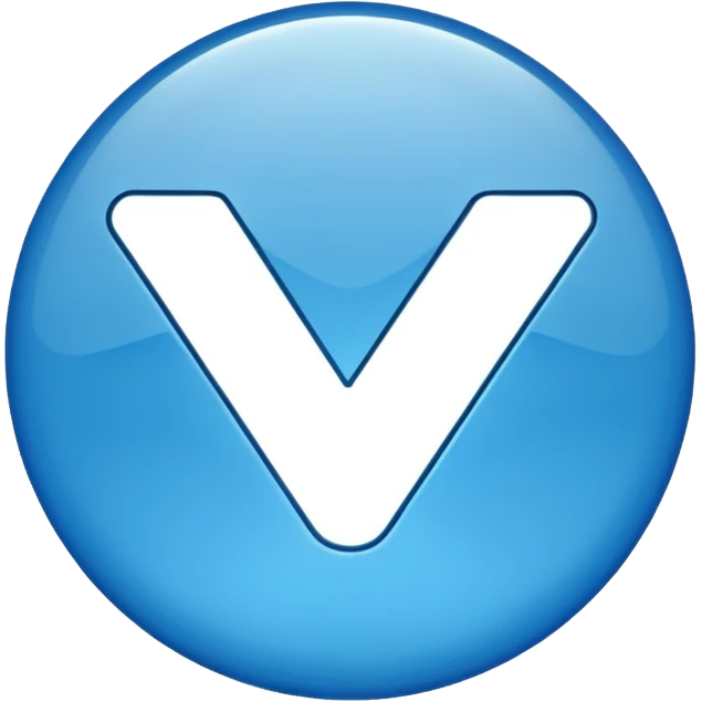 Verificación azul de tik Tok emoji