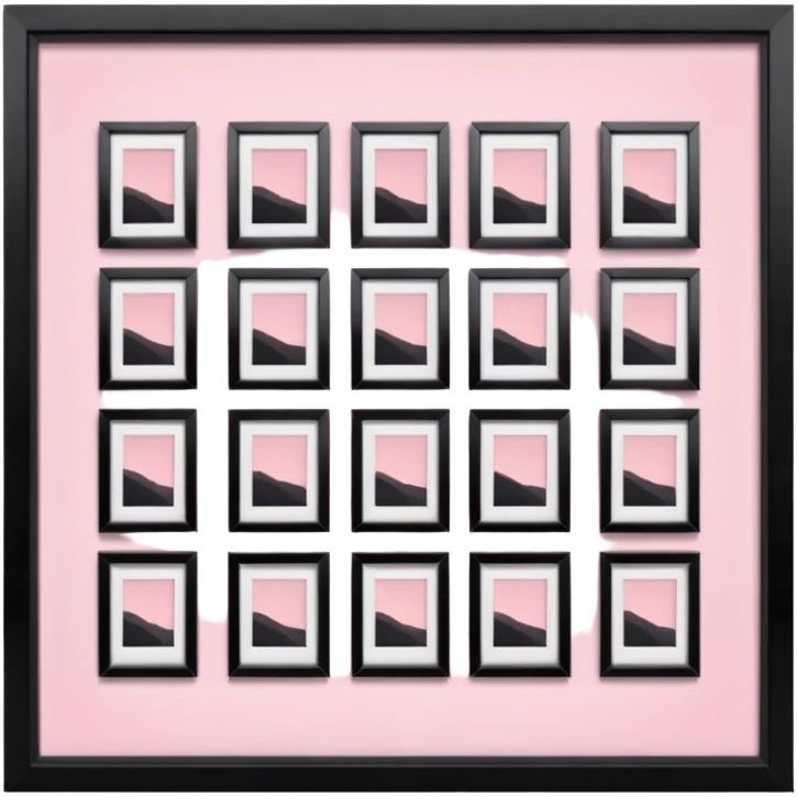 pink photo gallery emoji