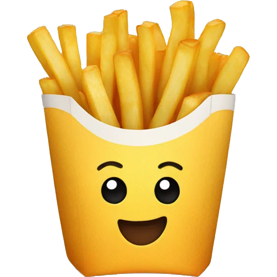 French fries  emoji