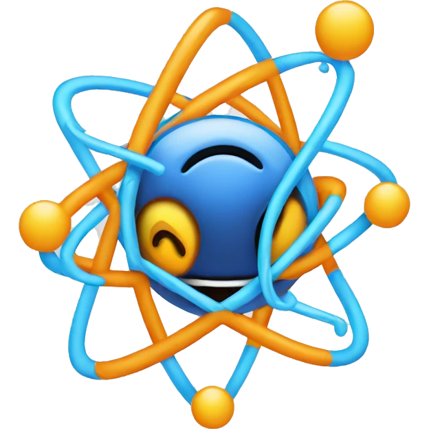 atom with letter A in the middle emoji