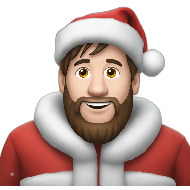 Messi as santa emoji