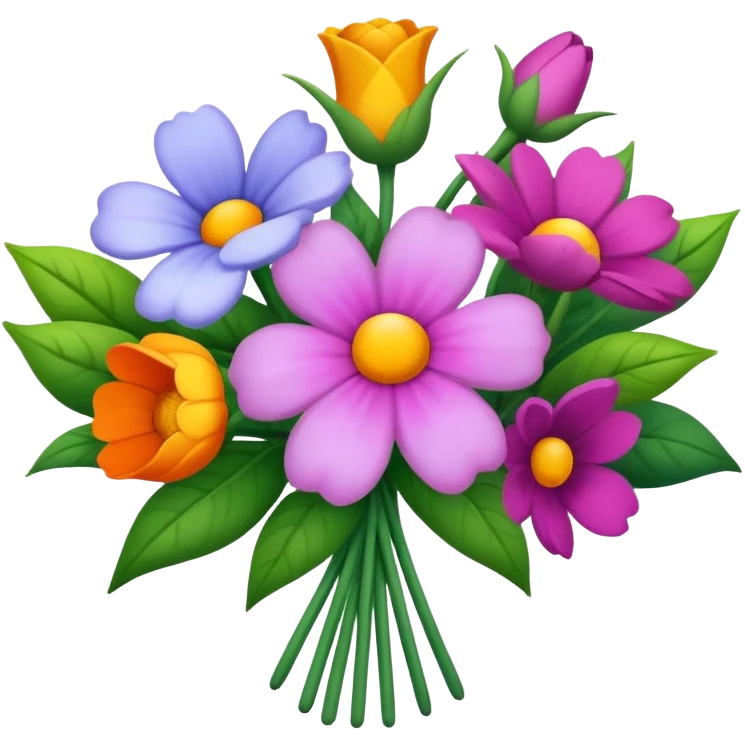 Buquê de flores emoji