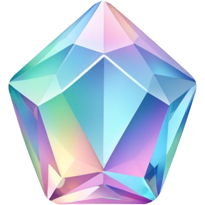 Colorful Pastel Crystal Gemstone emoji