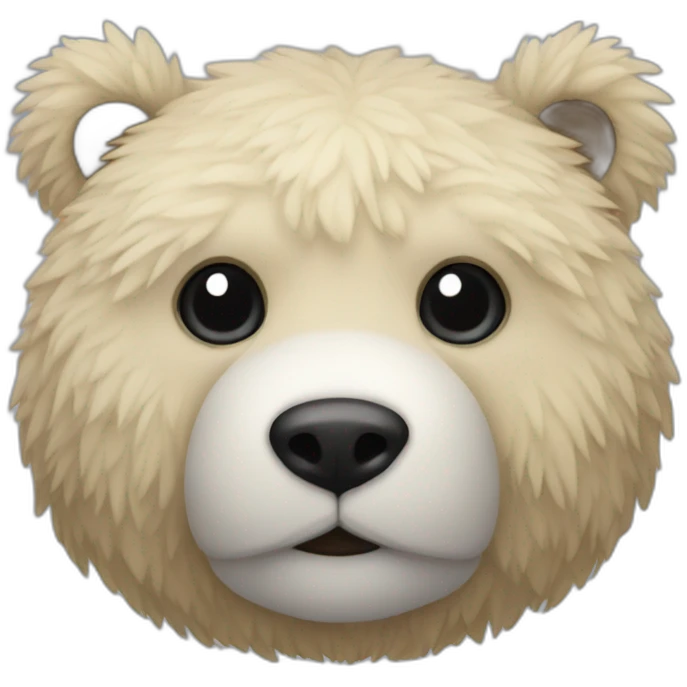 Ours en peluche emoji