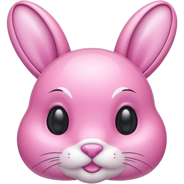 crystal bunny pink emoji