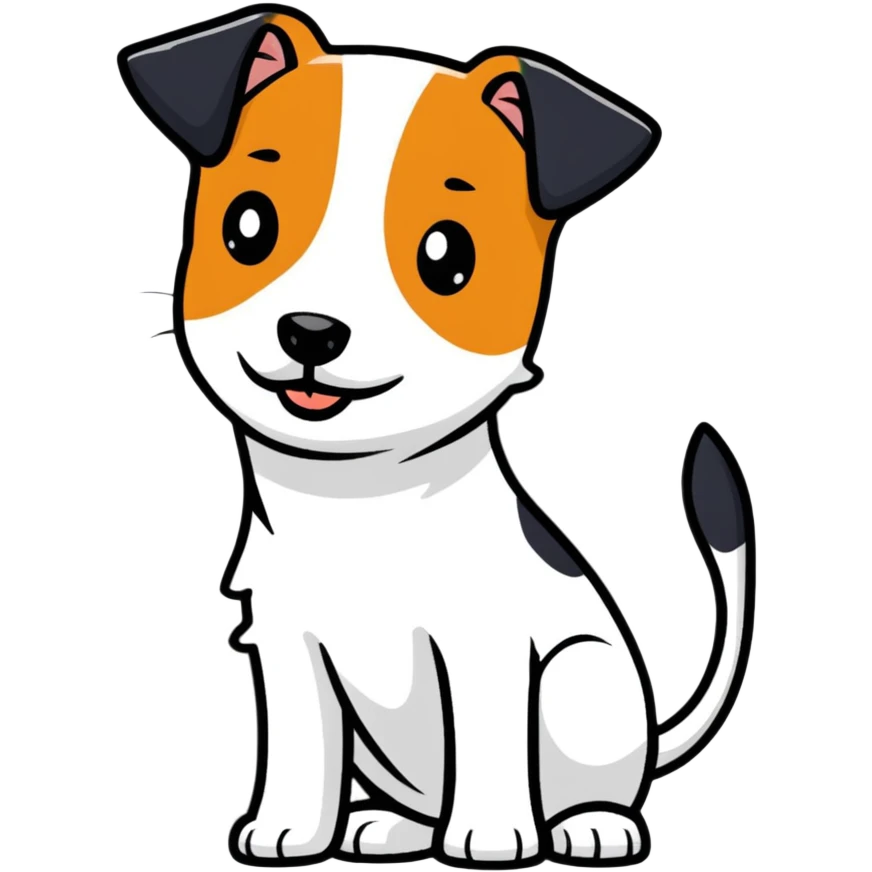 Jack Russell Terrier dog emoji