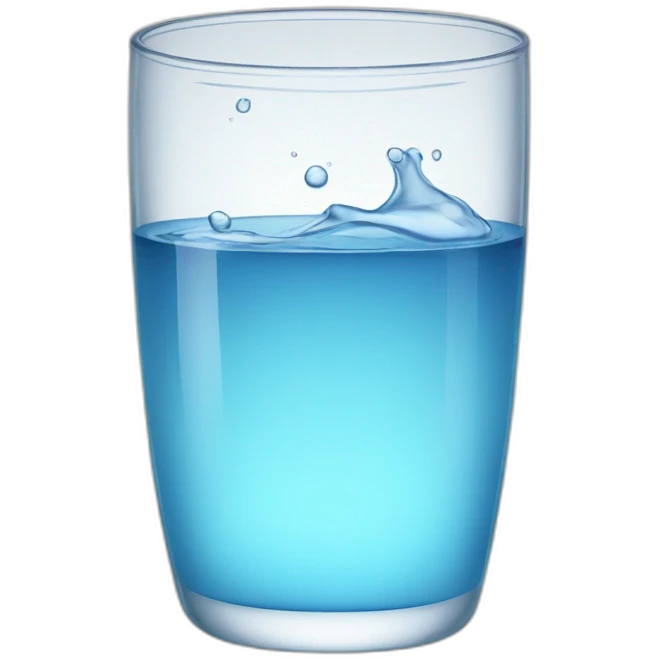 glass of water emoji