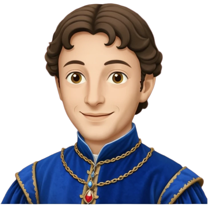 mi crei un avatar come personaggio di lorenzo il magnifico per un giocatore da board game, senza bg emoji