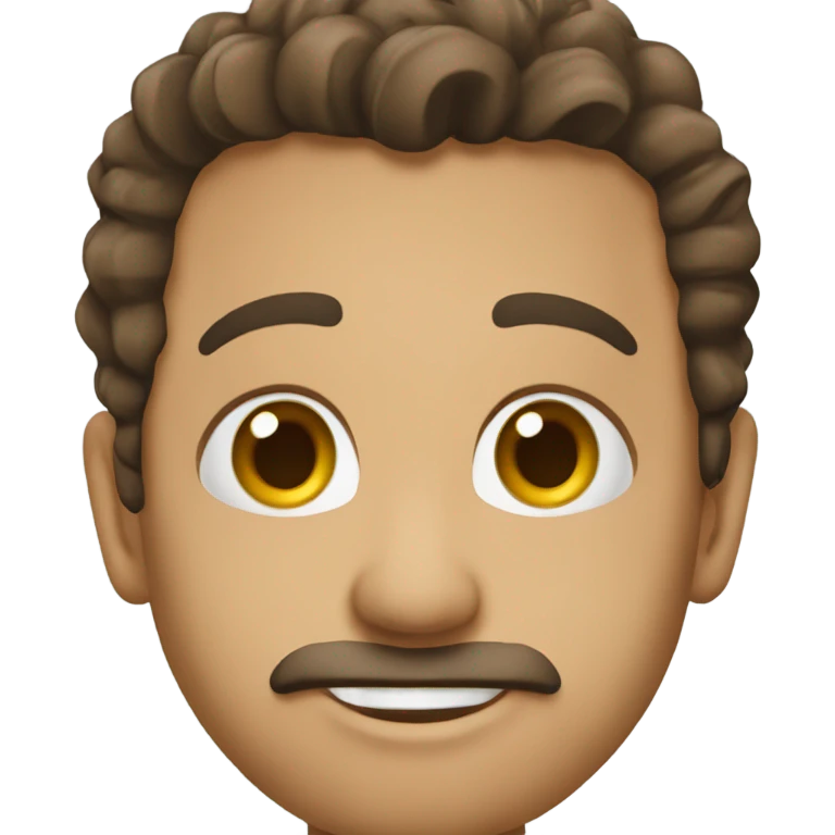 بنت شعرها كيرلي  emoji