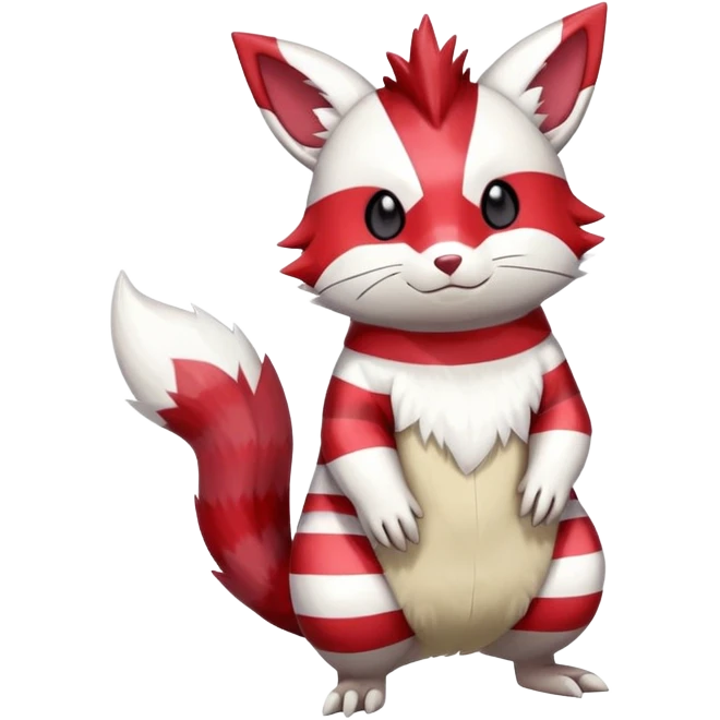Shiny Furret-Zangoose-Hybrid (Full body) emoji