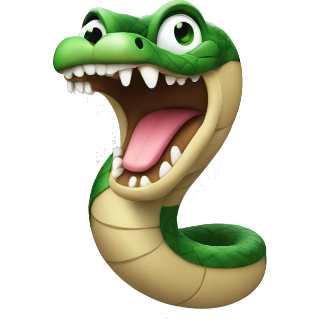 Snake holding a thumbs up emoji