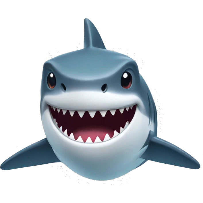 Shark smiling emoji