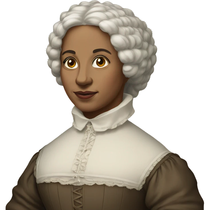 white woman from 1600s virginia emoji