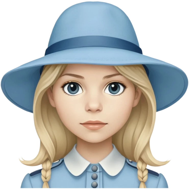 Clemence Poesy is Fleur Delacour in harry potter, light blue hat emoji