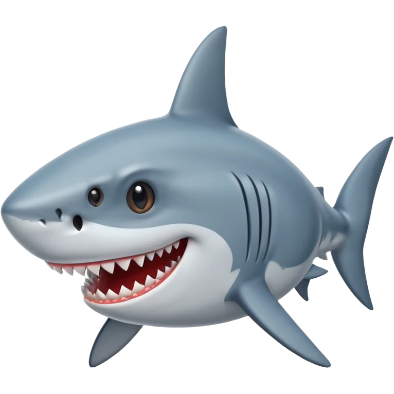 The shark is smiling emoji