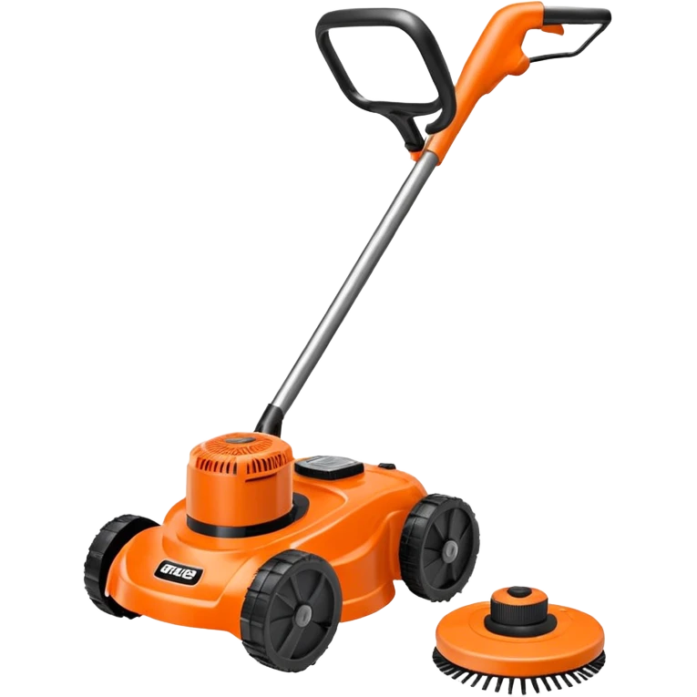 Echo lawn trimmer with orange more like the real thing  emoji