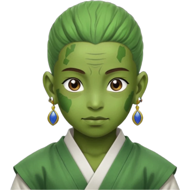 Dragon ball fusions Gohan + piccolo potara earrings = Gohanpiccolo vegito-syle emoji