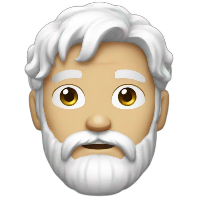 Barbe blanche one piece emoji