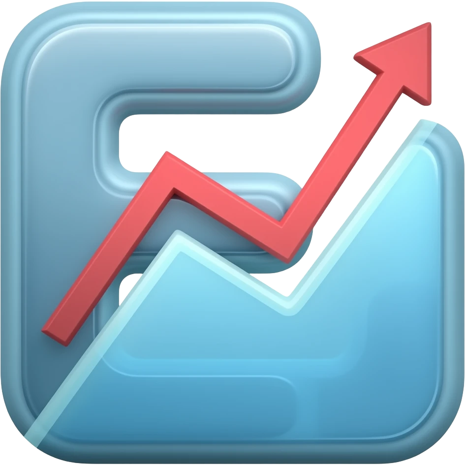 the letter E designed like a graph emoji