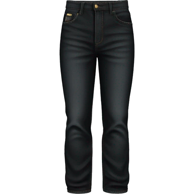 Long black baggy jeans emoji