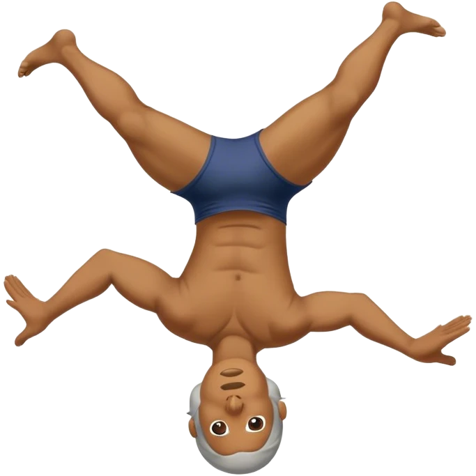 George Washington doing backflip emoji