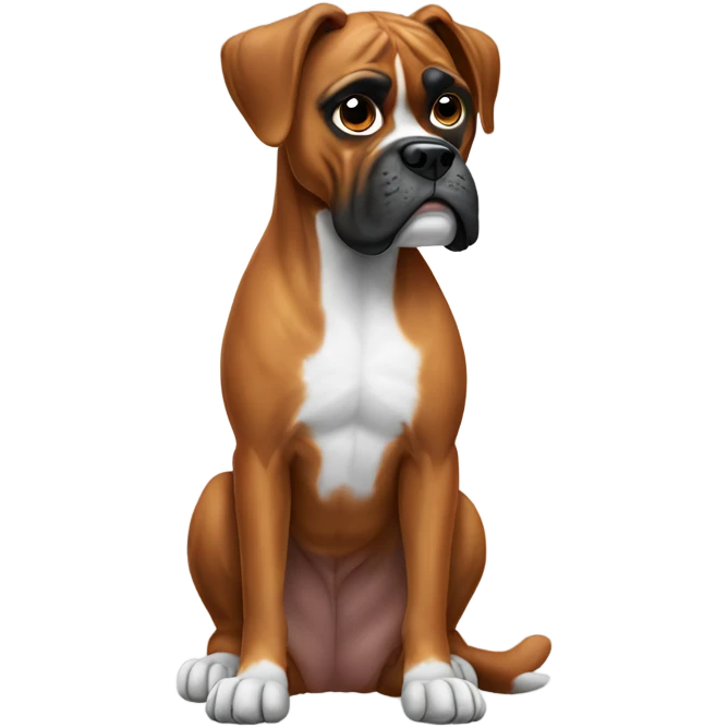 Boxer dog emoji