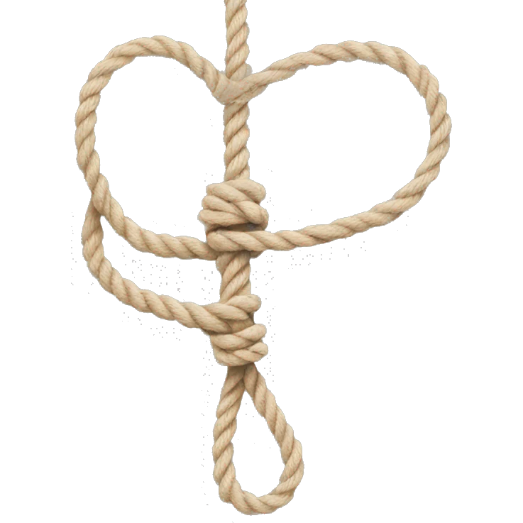 Rope around body emoji
