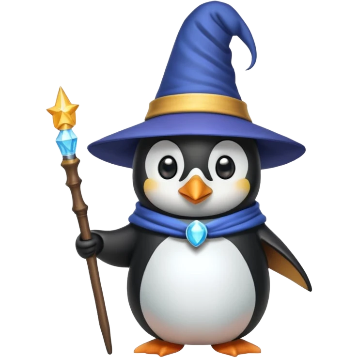 penguin wizard emoji