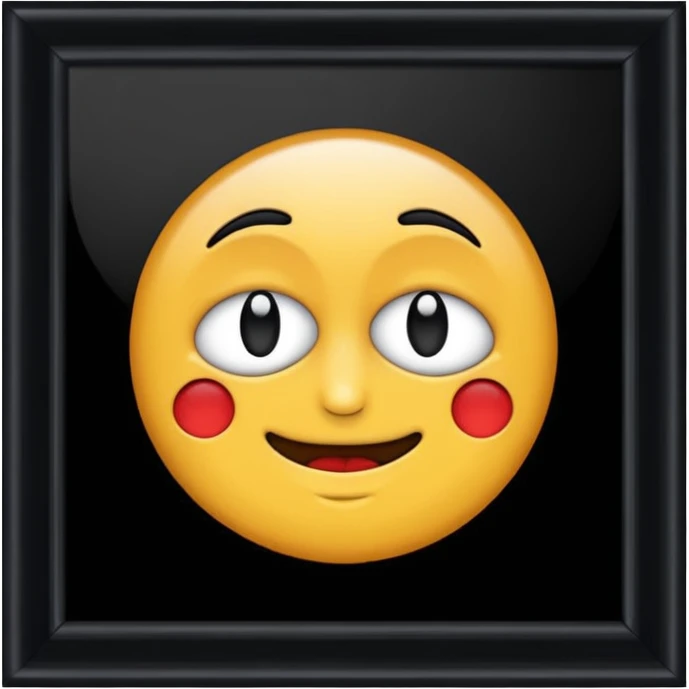 cool art in frame emoji