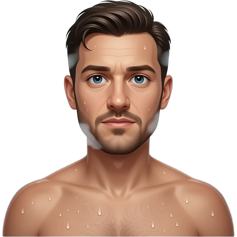 Man in Steamy Room emoji