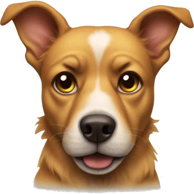 dog stung by a bee emoji