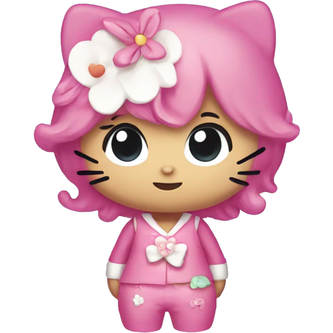 Cute hello kitty emoji