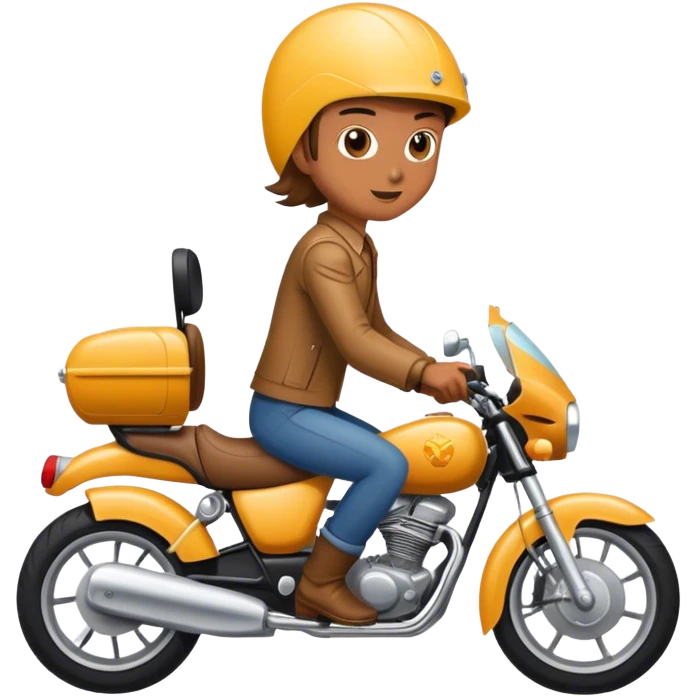 Person on a motorbike  emoji