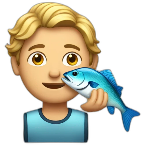 brad with fish on it emoji
