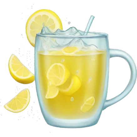 Rain lemon tea emoji