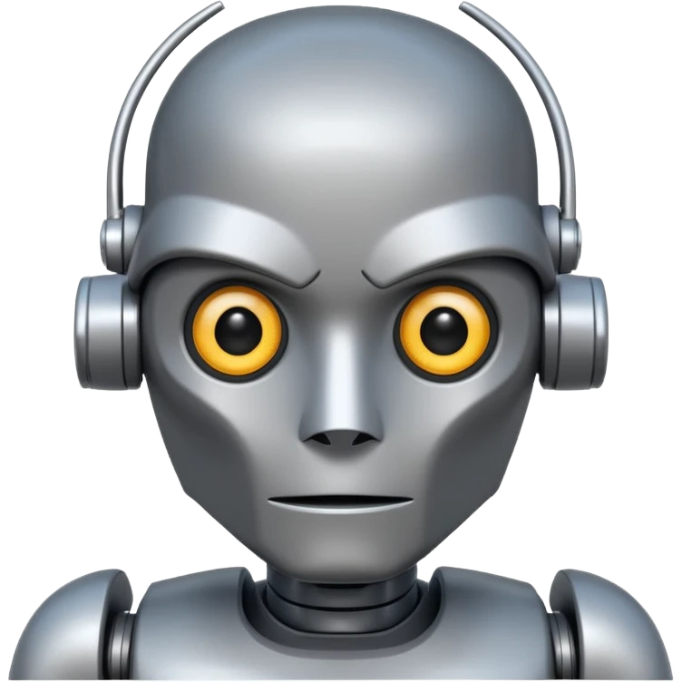 robot thinking emoji